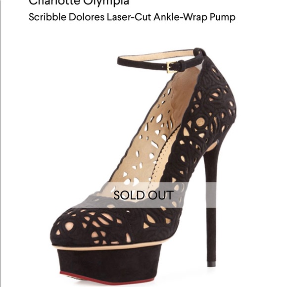 Charlotte Olympia Scribble Dolores Pump - Suede - Picture 2 of 5